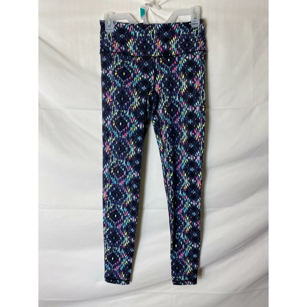 Y2K Victoria’s Secret Leggings Graphic Abstract Women’s Small Gym Retro Workout